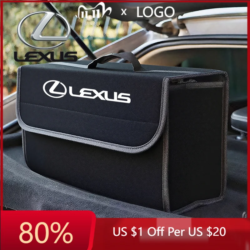 

Горячая новинка 2026: Вместительный органайзер из войлока для багажника автомобиля (наклейки для интерьера) – аксессуары для Lexus F SPORT ES RX NX LS UX LM LX GX
