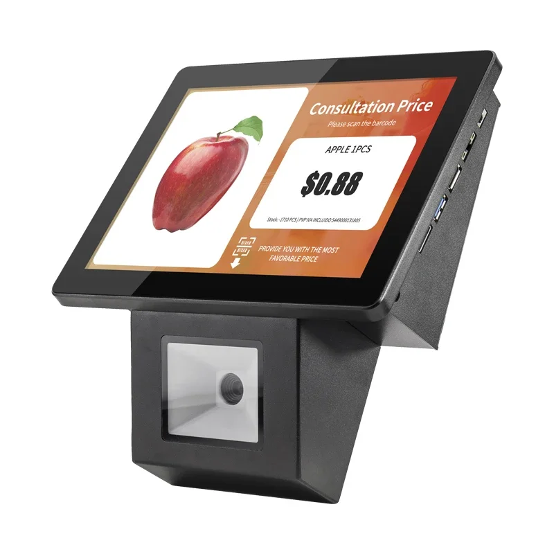 8 inch Price Checker 1D/2D Barcode Scanner Price Check LED Screen Price Checker