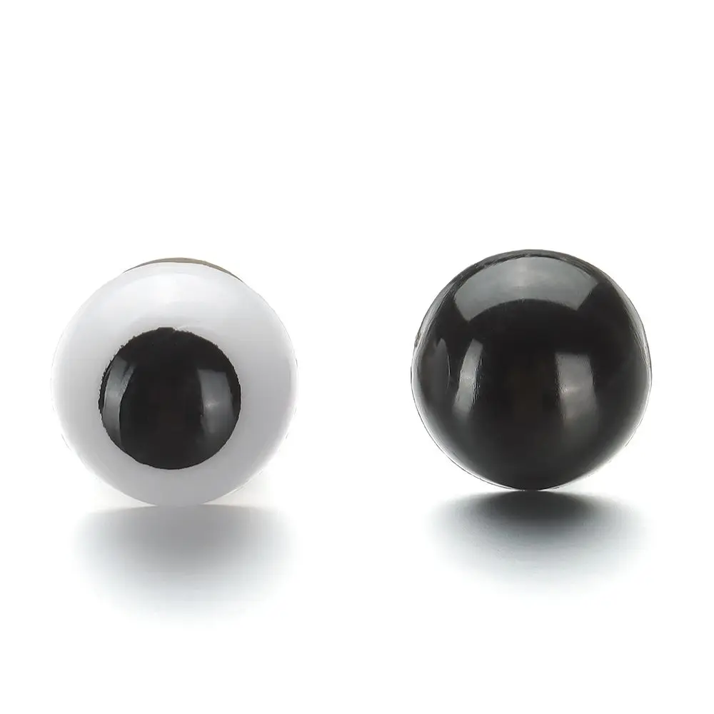 20pcs/10pairs 10/12/14/16/18/20mm For BJD Doll DIY Accessories Safety Animal Toy Eyeball Plastic Eyes Doll Making Crafts