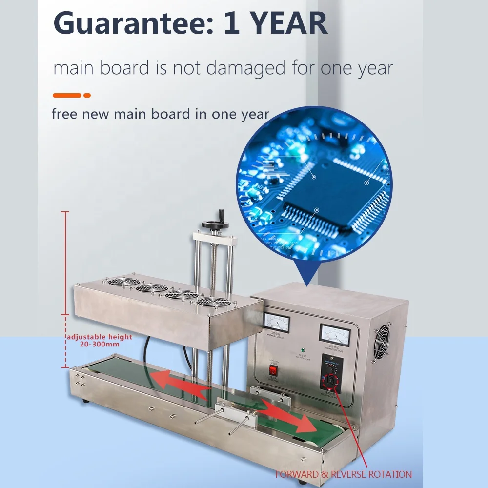 Automatic Plastic Bottle Sealer Sealing Machine Electric Aluminum Foil Sealing Machine Continuous Induction Sealing Machine