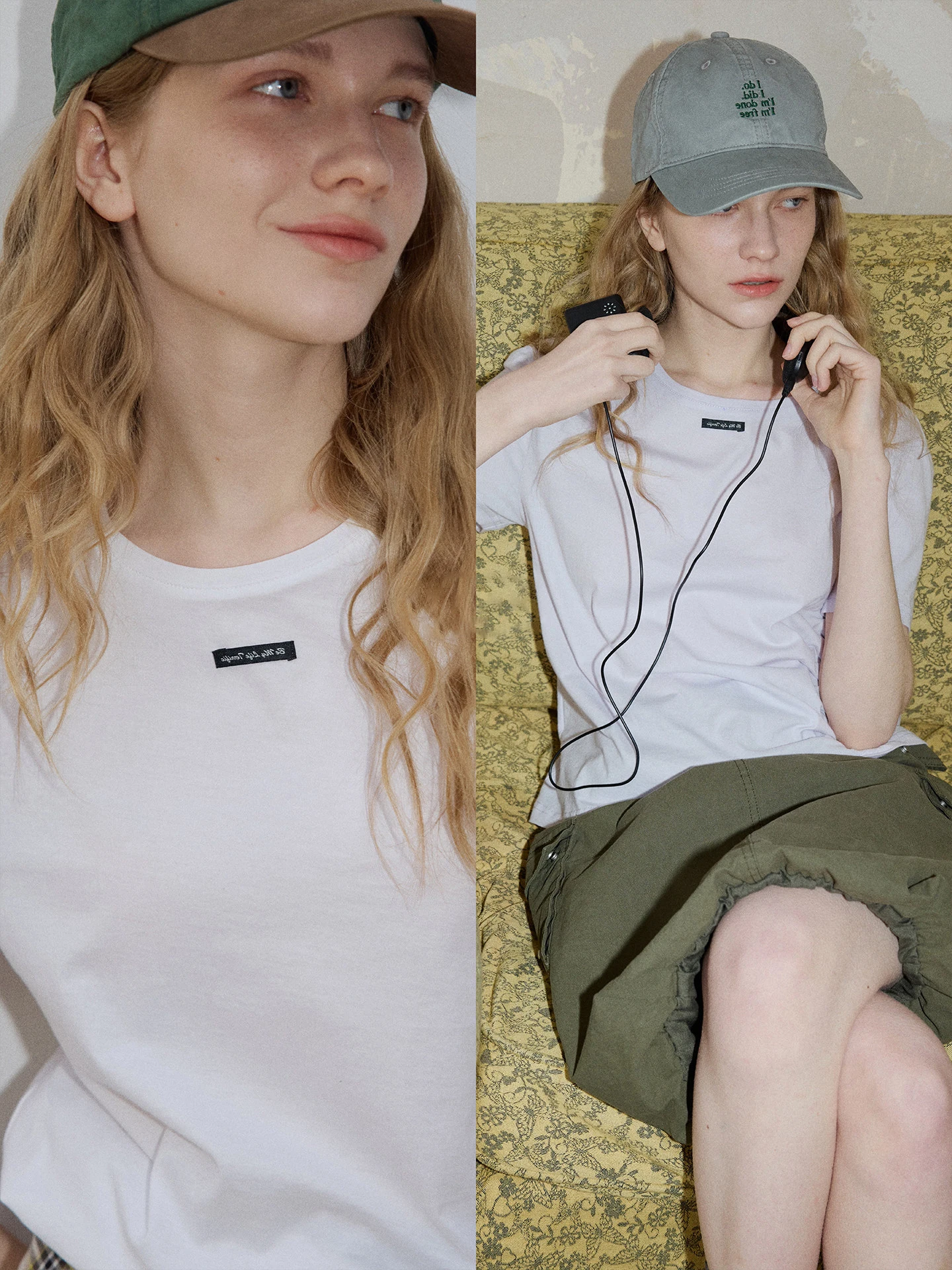 

Slim Fit Short Sleeve T-Shirt Women's Summer New Style White Shoulder T-Shirt Design Sense Small Logo round Neck Pure Color