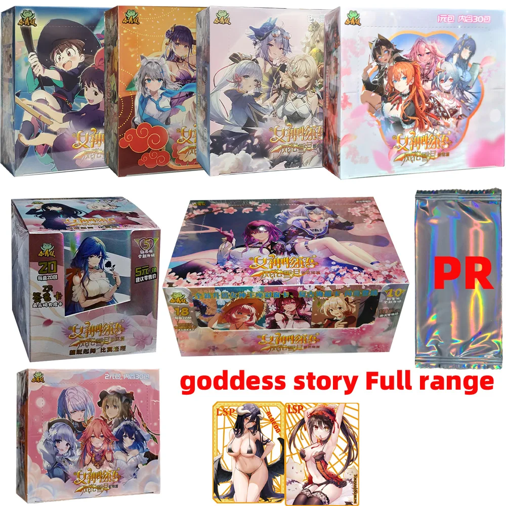 Goddess Story Collection Card Metal Card Anime Games Girl Party Swimsuit Bikini Feast Booster Box Doujin Toys And Hobbies Gift