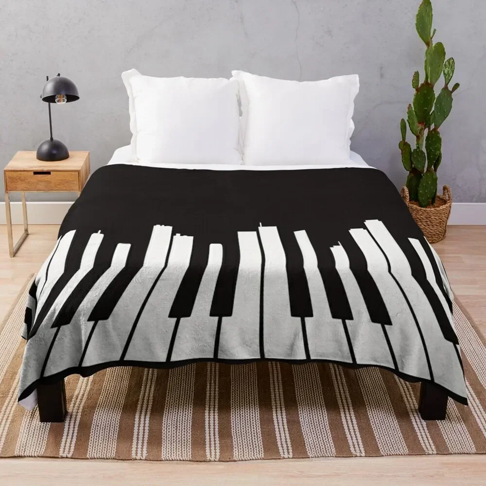 

Piano City Music Throw Blanket Sofa Single Plaid on the sofa Personalized Gift Blankets