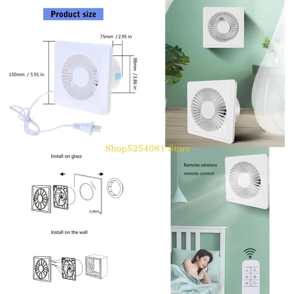 

Вентиляционная вентиляция с низкой шумом Axyc Потолочный вентиляционный вентилятор.