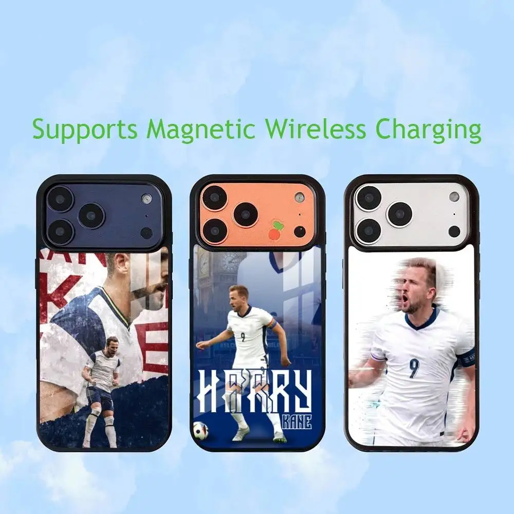 England Harry Kane  Phone Case For iPhone17,16,15,14,13,12,11 Plus,Pro Compatible with magnetic wireless charging