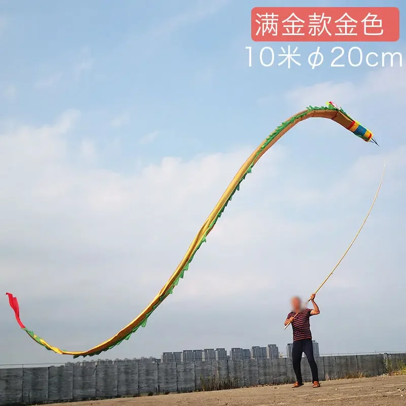 5-7-9-10m-chinese-pole-dragon-dance-body-china-traditional-performance-prop-outdoor-fitness-dragon-accessory-not-include-pole