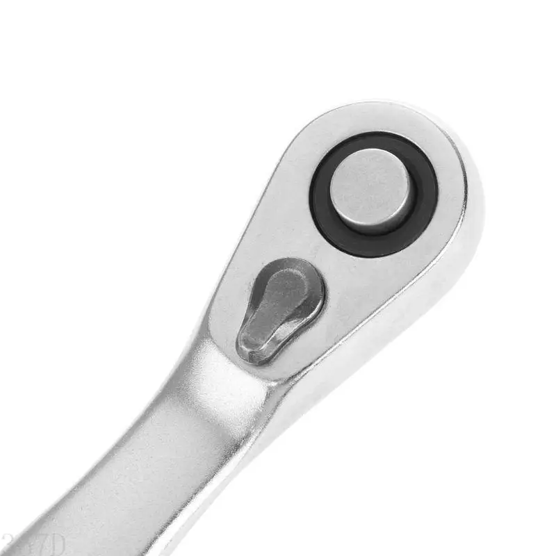 

367D 1/4" Ratchet Socket Wrench 72 Teeth Auto Quick Release Square for Head Drive Spa
