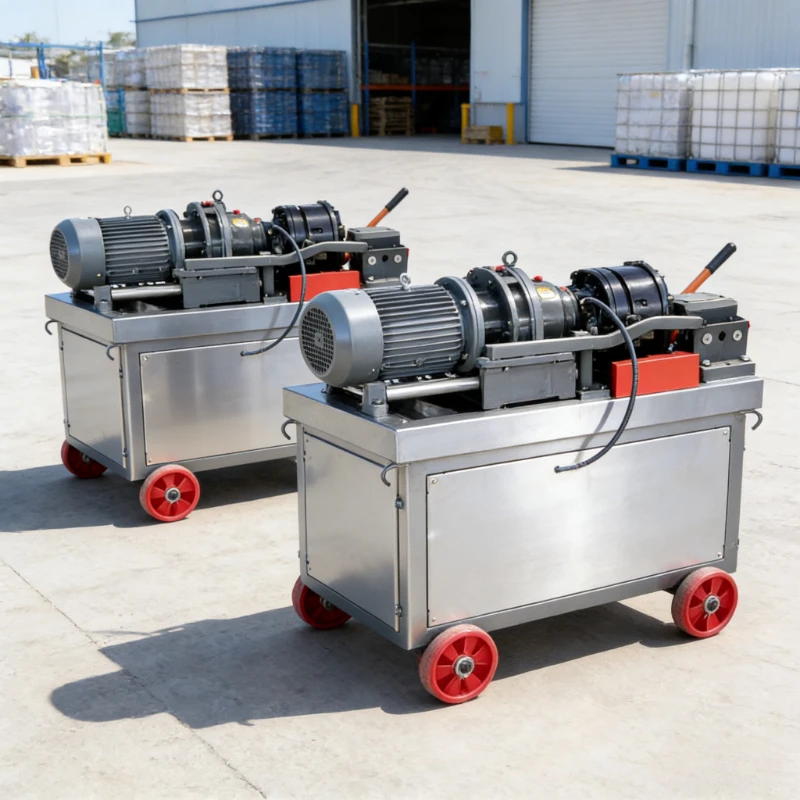 Portable Rebar Reinforcing Bar Chaser Thread Rolling Machine pipe thread making machine machine roller threads customized