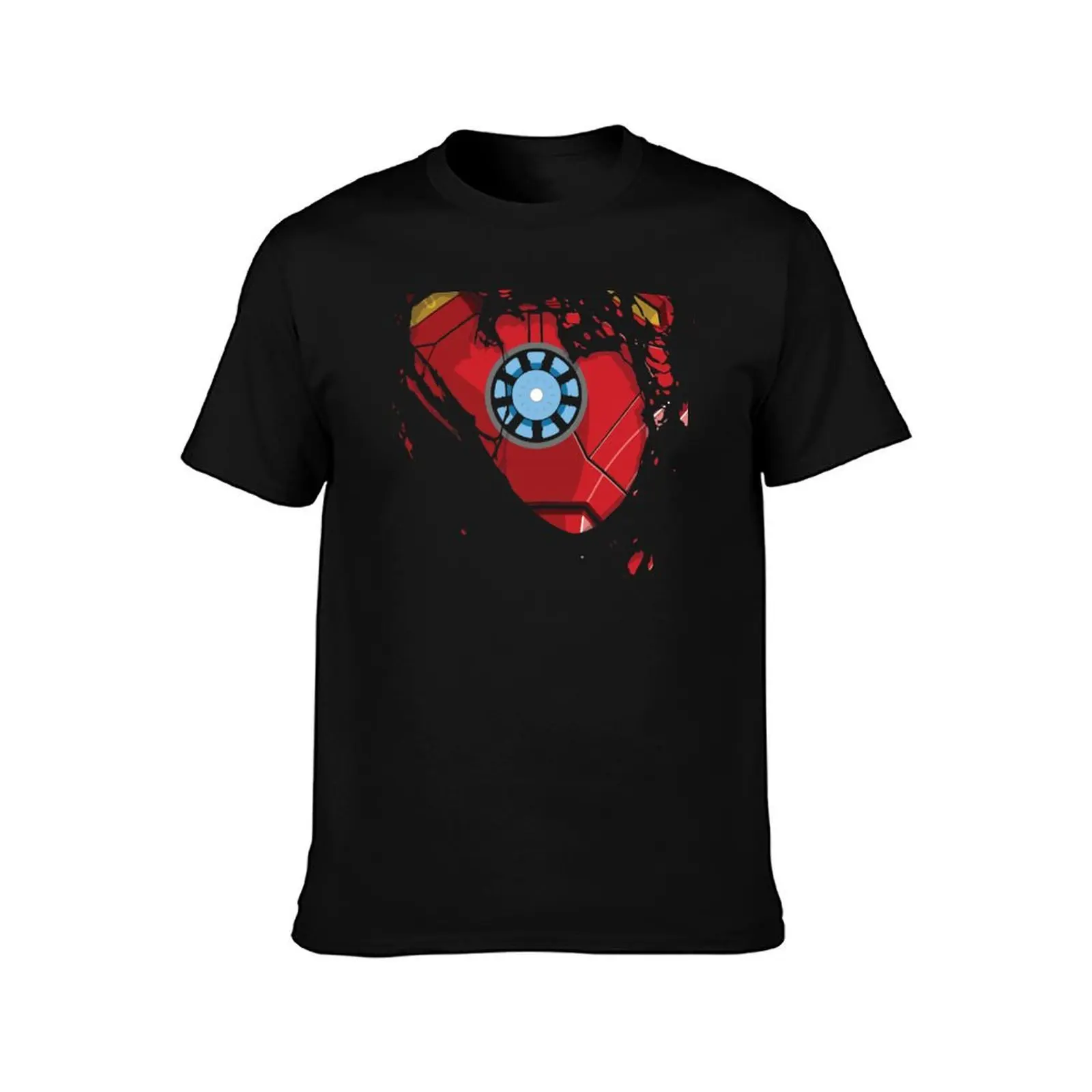 Ripped Reactor T-Shirt, Funny Graphic Print Tee, Unisex Cotton Casual Short Sleeve Top