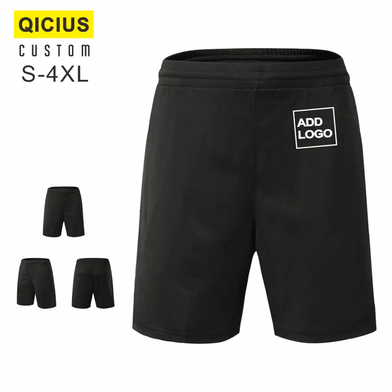 Shorts de corrida masculino com estampa personalizada, calção esportiva de secagem rápida para ginástica, academia e corrida, plus size