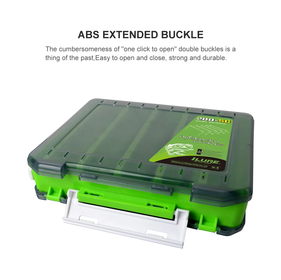 

2024 Wholesales Double Sided Fishing Box Multiple Sizes Fishing Tackle Box Compartments Bait Lure Fishing Accessories