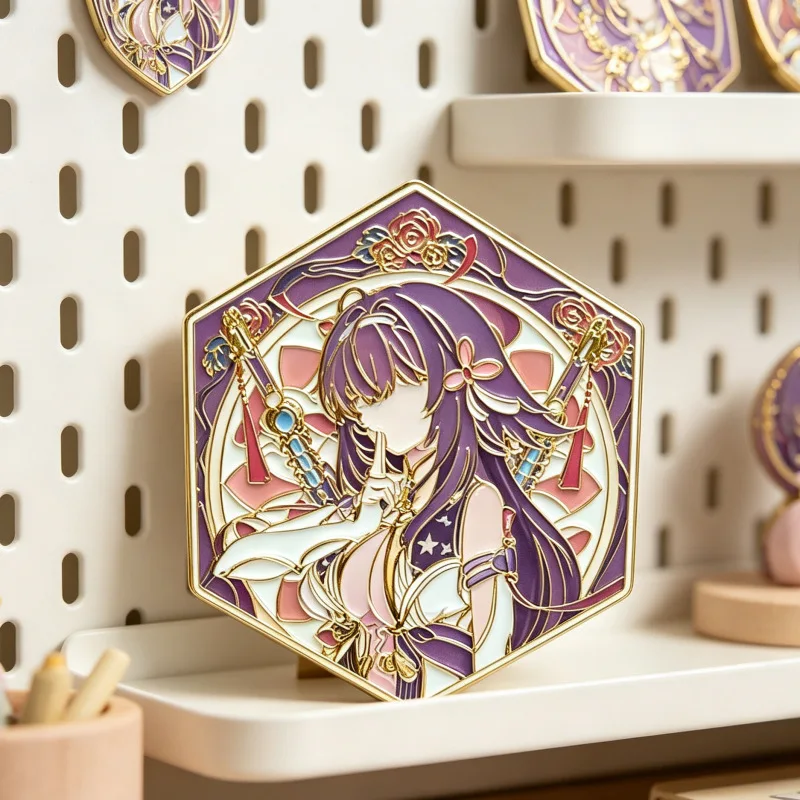 Game Merchandise Fanren Original Ye Shunguang Metal Badge Niche Two-dimensional Cos Bar
