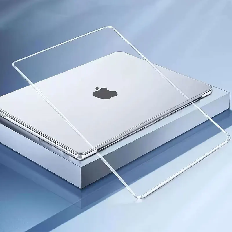 Crystal Clear Laptop Case Cover For Macbook Neo 13 A3404 2026New Air Pro 13 14 15 16 M1 M2 M3 M4 M5 Chip For MacBook Accessories