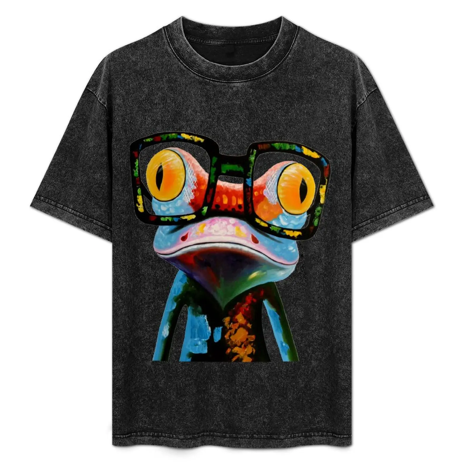 

Hipster Frog Nerd Glasses T-Shirt Labor Work Casual T-Shirt