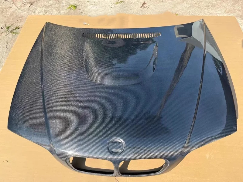 For BMW E46 2 door convert Car Engine Hood light weight engine cover auto accessories