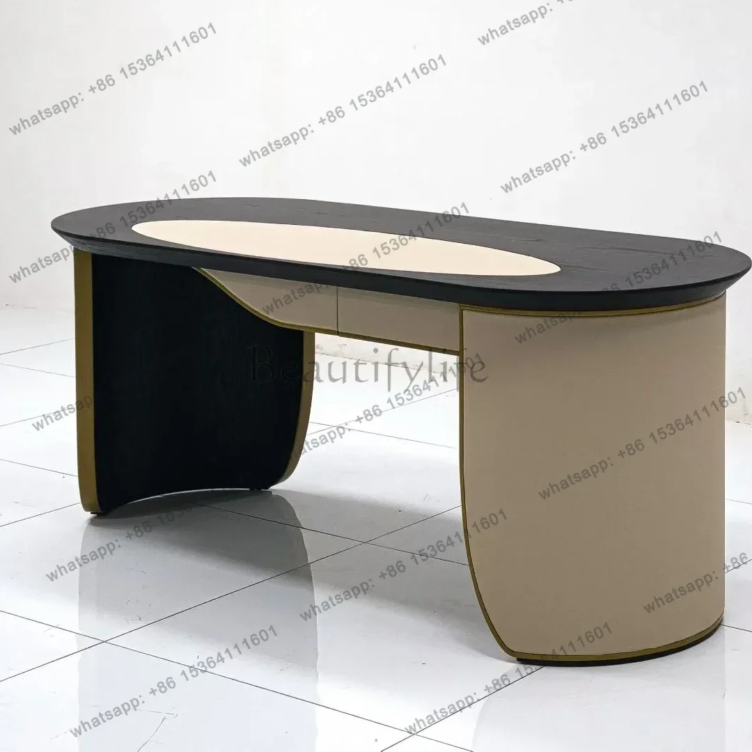 

FG11Italian minimalist desk villa hotel room high-end study writing desk