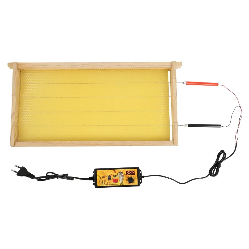 ABGE-Beehive Frame For Wax Frames Beekeeping Tool Beekeeping Supplies Electric Wire Embedder EU Plug