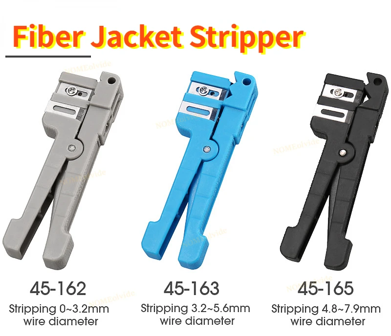 

45-163 Fiber Optic Stripper/ Fiber Jacket Stripper 45-162 Stripper / Fiber Optic Stripper45-165/Cleaver/Slitter Genuine