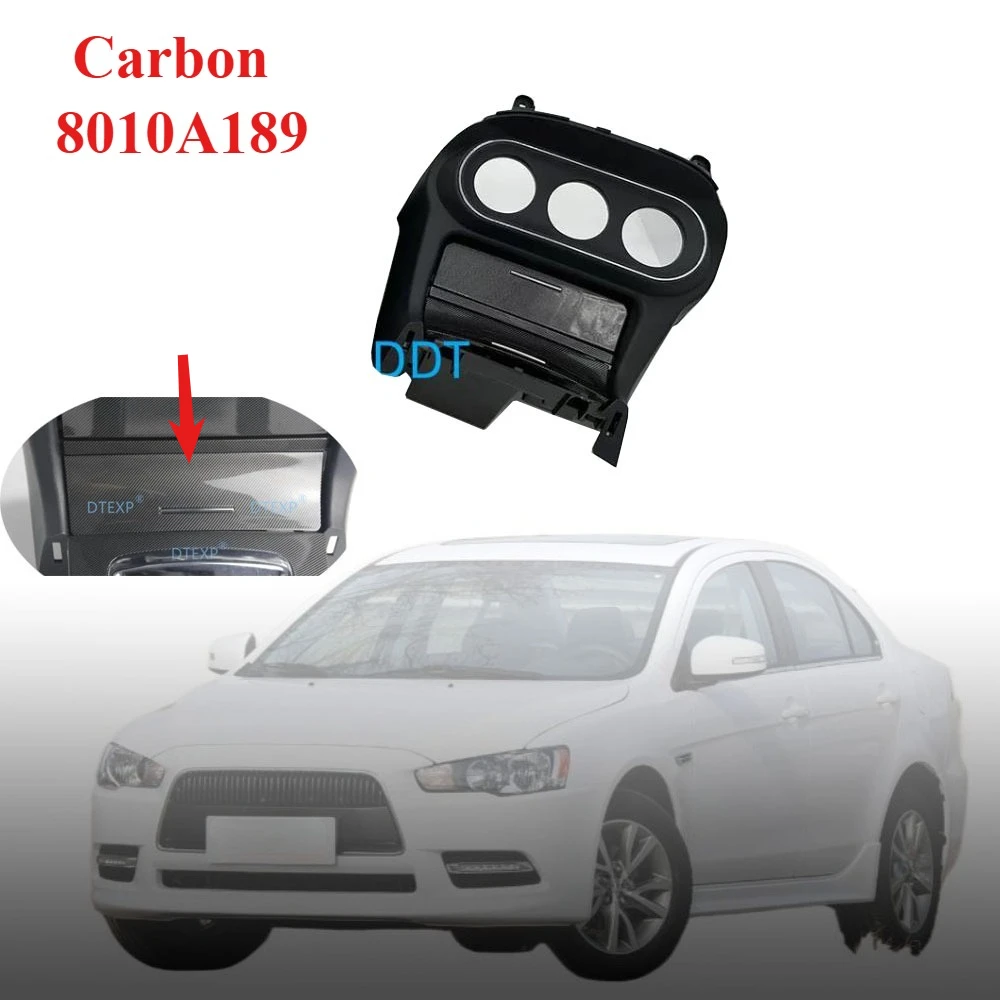 8010A189 Gear Box Frame for Lancer Ex Gt for Evo 10 Carbon Button Cover Decor Trim for Fortis 1 Piece  LHD