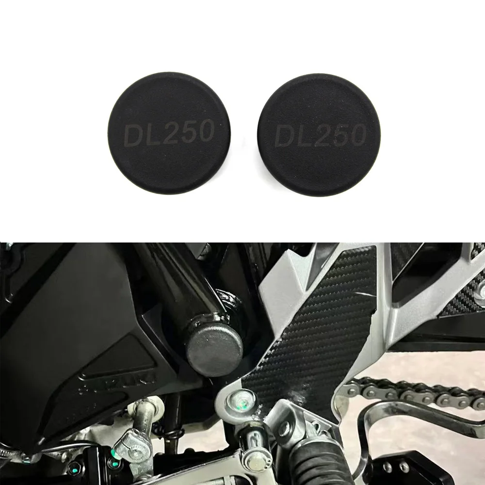 

For Suzuki V-Strom DL250 DL250X DL 250 X 2018- Motorcycle Accessories Frame Hole Cover Caps Plug Decorative Frame End Caps