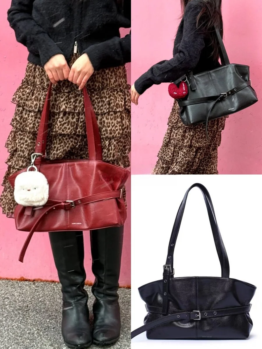 

Smoondoh Новая летняя простая городская сумка-тоут с ремнем, женская модная повседневная однотонная сумка на одно плечо