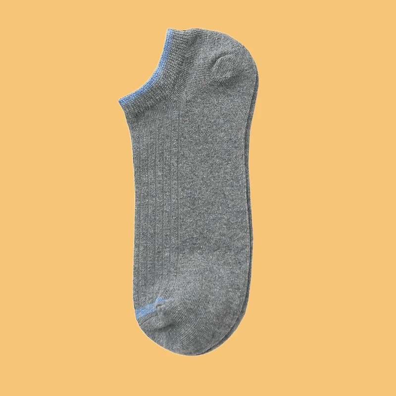 5/10 Pairs Wicking Cotton Socks Short Barrel Boys Trendy Socks Men's Summer Sports Moisture Socks Men's Summer Thin Boat Socks