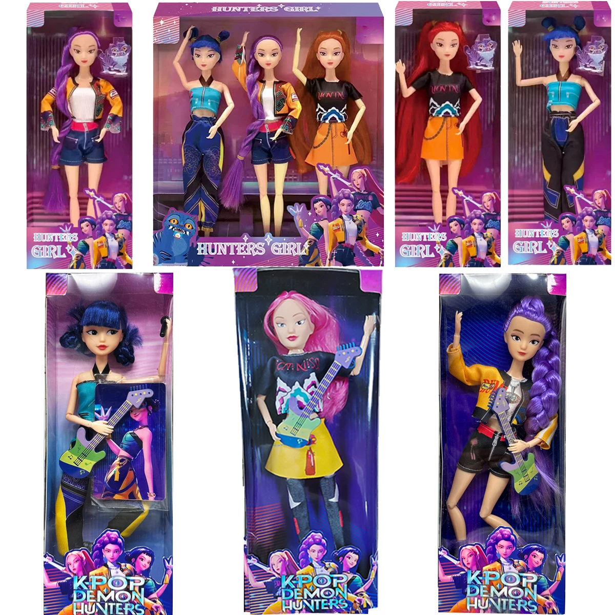 2025HOT NUOVO Anime KPop Demon Hunters Doll Giocattolo in vinile Rumi Mira zoi Personaggio maschera in vinile figurine Regalo di compleanno Fan Club Regali