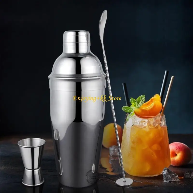 

Q1JB Bartenders Cocktail Shakers Set With Acrylic Stand Stainless Steel for Mixed Drinks Bar Tool Set
