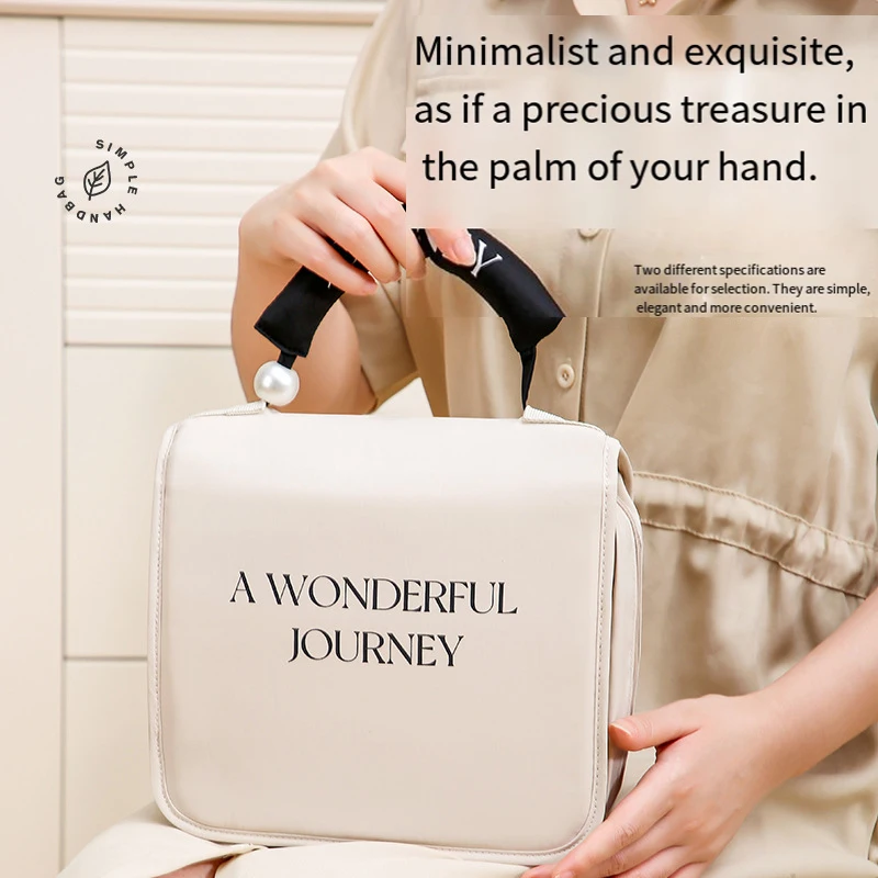 

Сумка для макияжа для девочек, портативная дорожная сумка для стирки, большая вместительная многослойная сумка с принтом, супер легкие сумки для женщин, которые можно хранить