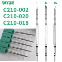 Universal C210 Series Soldering Iron Tips C210-K/I/IS Compatible For JBC Sugon Aifen A9/ A9 Pro/ T21 Soldering Station