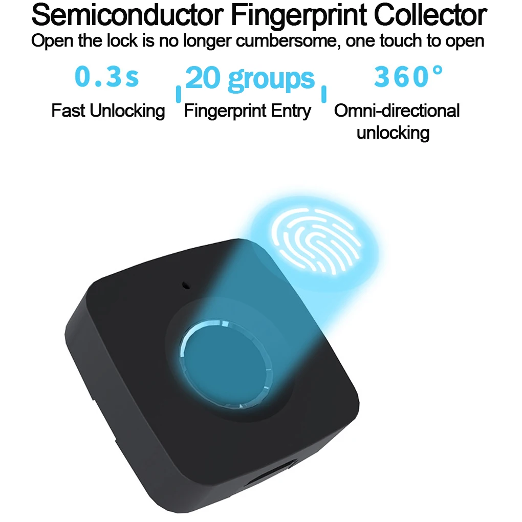 Serratura per impronte digitali Serratura per armadio senza chiave Serrature per cassetti intelligenti Serratura per porta antifurto Tempo di standby lungo Porta Hardwar