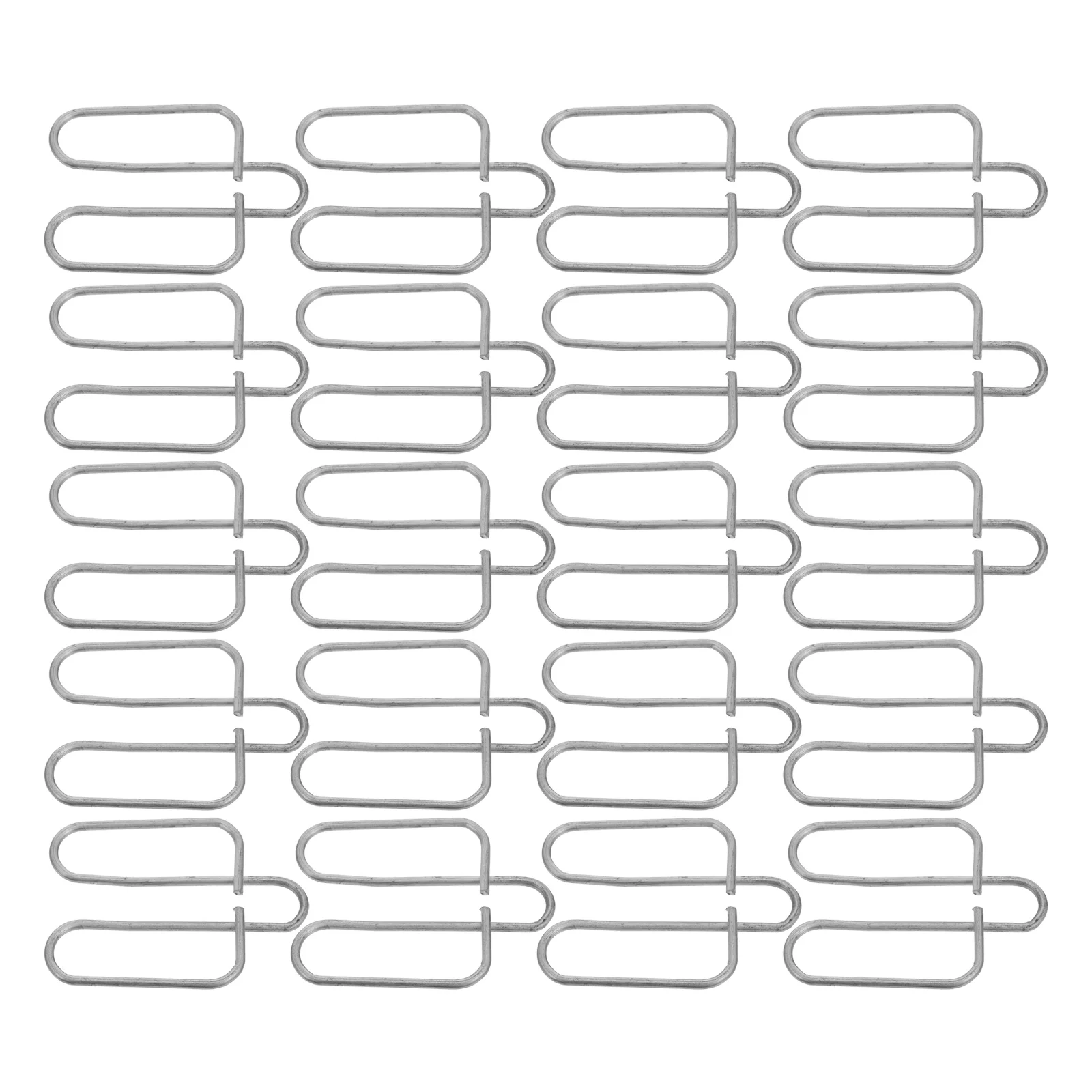 

20pcs Door Fixing Clip Galvanization Spring Lock Feeder Box Fastener Pet Cage Feeder Clip Replacement Rabbit Bird Cage Use