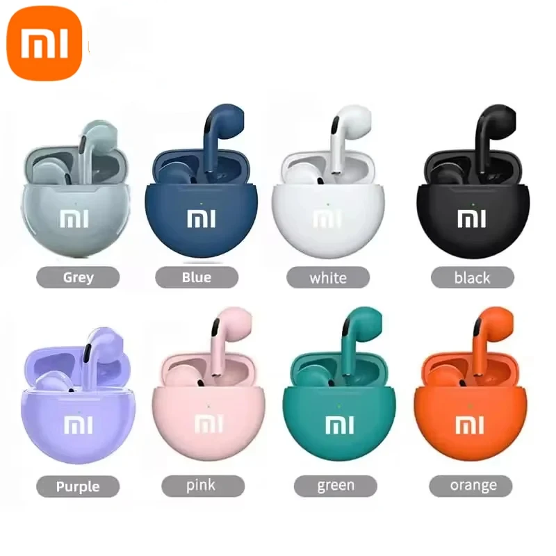 Xiaomi Originale Air Pro 6 Auricolare TWS 9D HIFI Auricolare Bluetooth Musica Auricolari Per IPhone Android Wireless Pods Cuffie