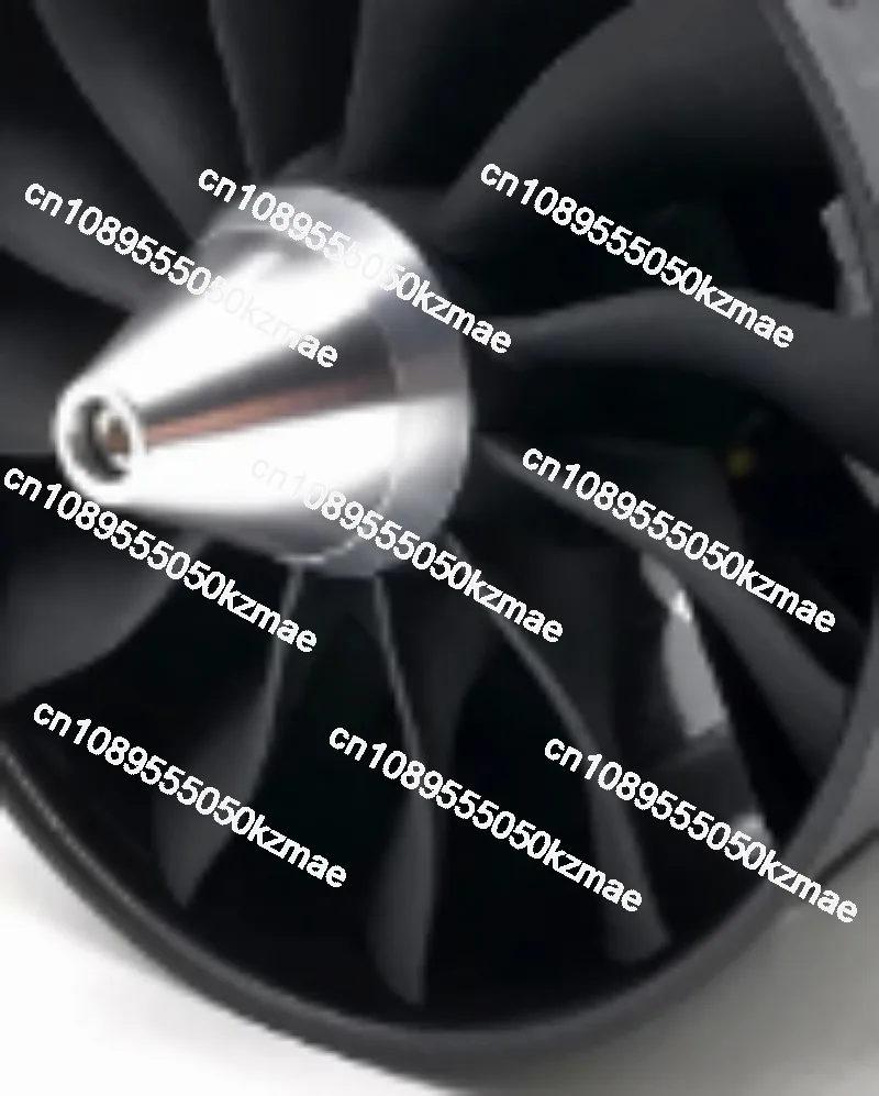 1PCS 10-12S Model Aircraft Fan Brushless Motor EDF 12 Blade Propeller Maximum Thrust 7.5KG