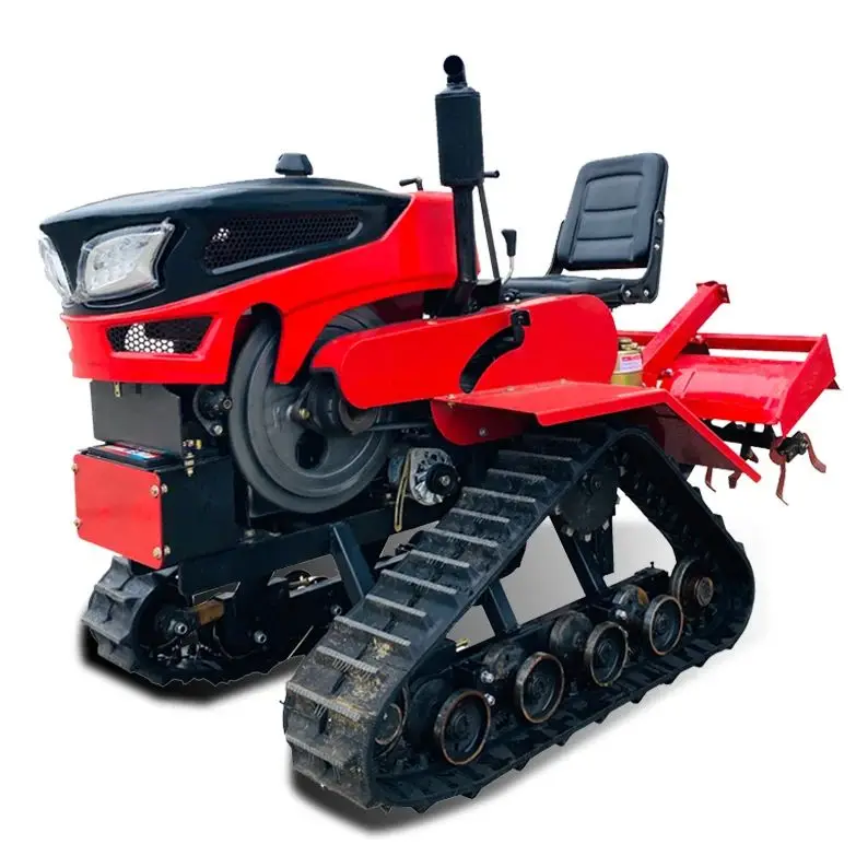 

Индивидуальный гусеничный культиватор 80 л.с. для крупномасштабной обработки соломы, разбивания остатков растений и вспашки