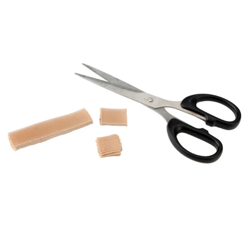 Protector de Gel para dedos de los pies, tubo de vendaje para mantener el cojín, callos Hallux Valgu, ampollas, almohadillas para aliviar el dolor, cuidado de los pies, 20 cm