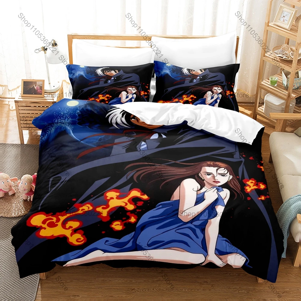 

Popular Manga Young Black Jack Bedding Kit 3PCS Duvet Cover Pillowcases Warm Bed Linens For Home Daily Use & Gift