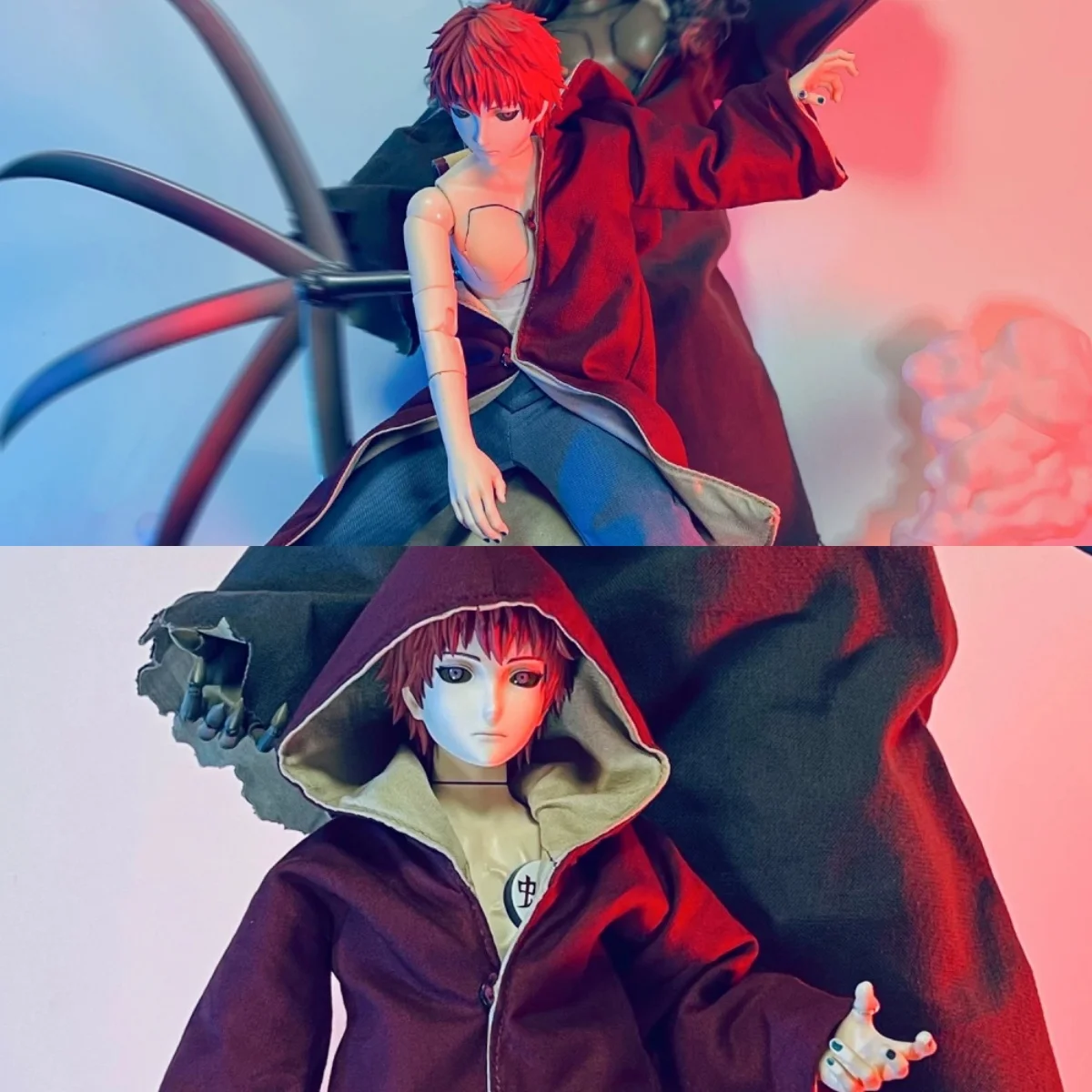 

【Clothing Only】1/6 Scale Male Soldier Comic Character Clothing Accessories Hooded Robe Fit 12''Action Figure Model For Fans DIY