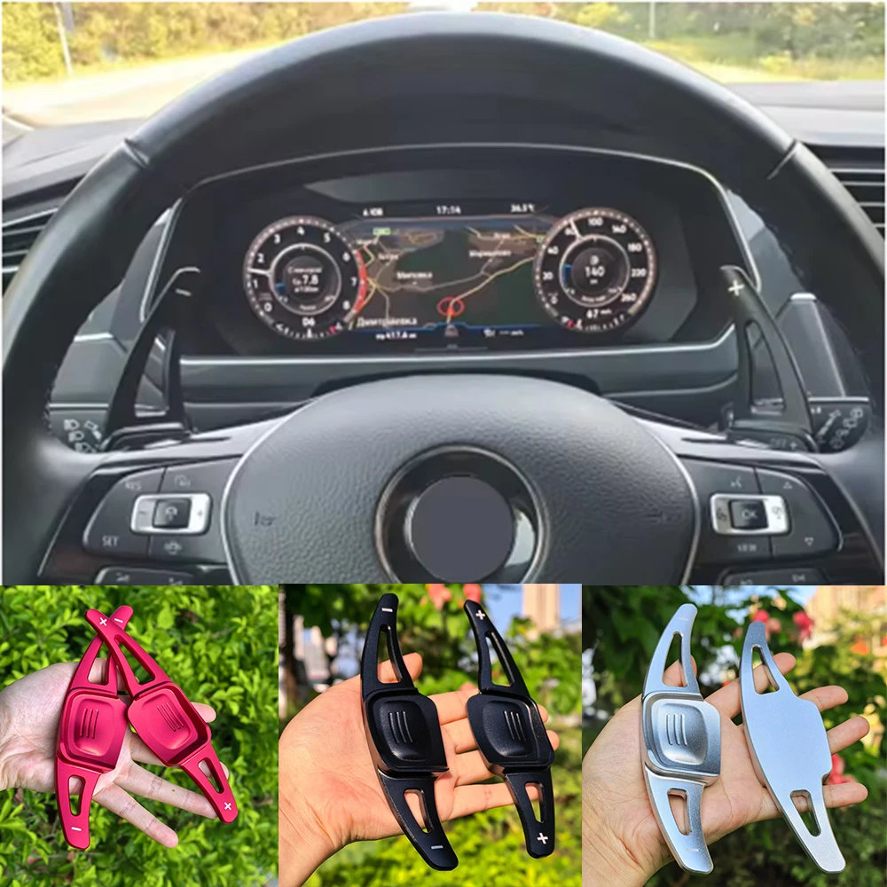 For Volkswagen Tiguan MK2 VW golf 7/8 Alltrack MK7/8 T-cross Passat B8 GTI R-line Steering Wheel Shift Paddle Shifter Extension