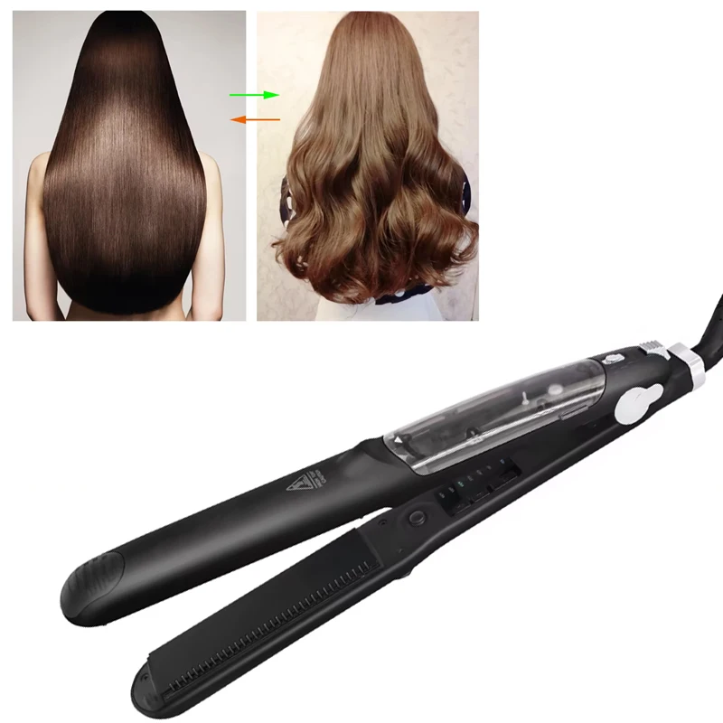 Professional Titanium & Ceramic Flat Iron Private Label Hair Straightener Styling Tool for Salon