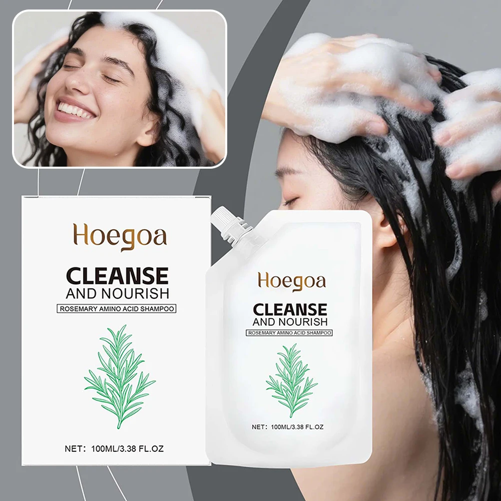 Rosemary Shampoo Cleanse Nourish Rosemary Amino Acid Shampoo Stimulates Hair Growth Anti Dandruff Itch Hair Wash For Women Men