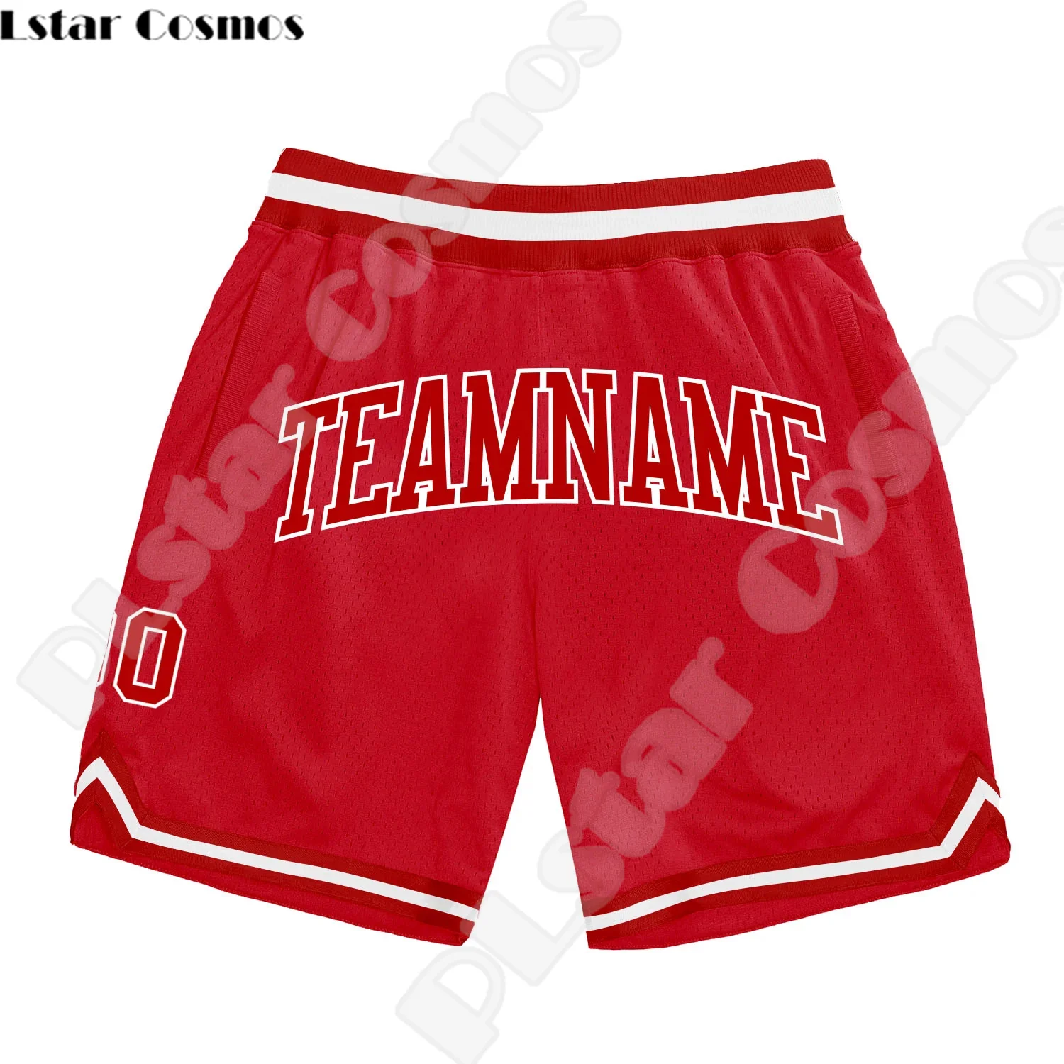 Aangepaste Naam Diy Logo Patroon Team Nummer Basketbal Shorts Broek Retro Ademend Mesh 3Dprint Zomer Harajuku Drop Shipping A9