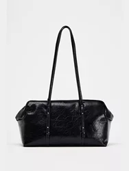 New high-end and niche texture single shoulder large bag, fashionable and atmospheric underarm tote bag, large capacity