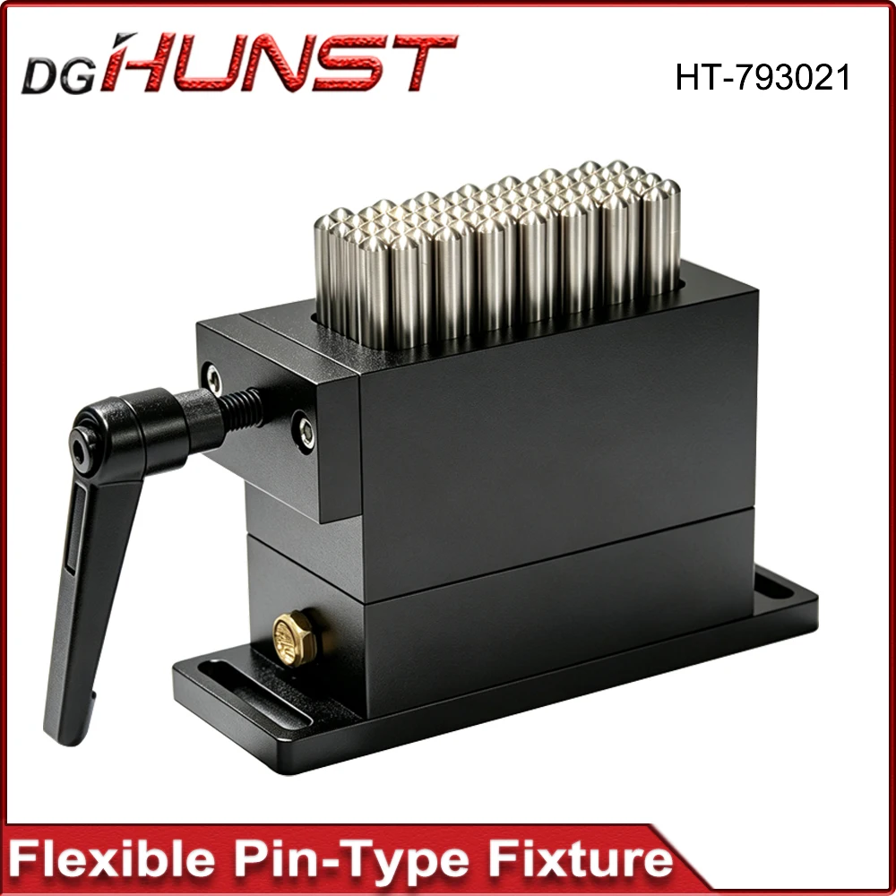DGHUNST Universal Flexible Needle Array Fixture is Made of Metal and is Suitable for CNC Laser Marking and Engraving Machines.