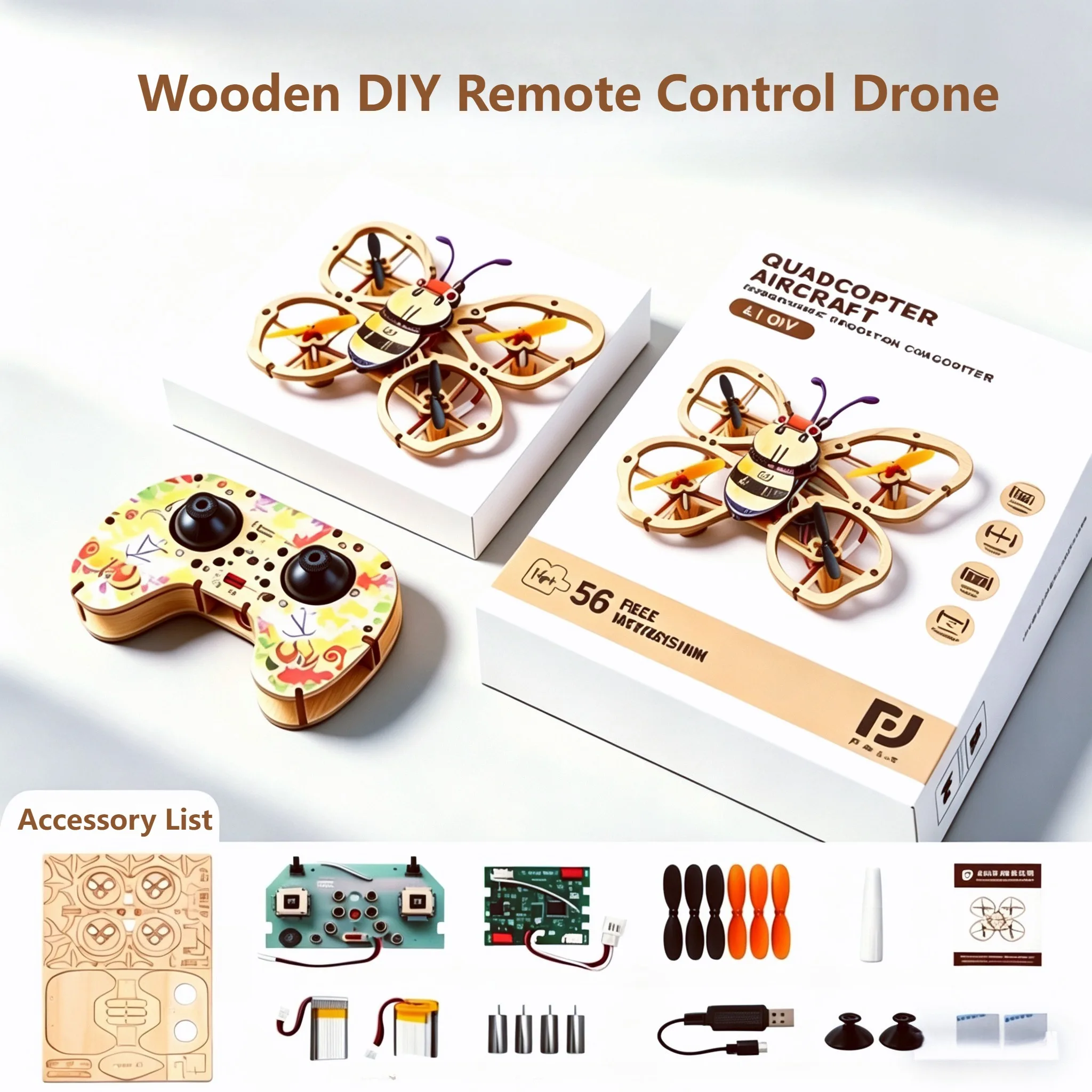 2026 New Wooden DIY Assembled - Drone Battery review and price