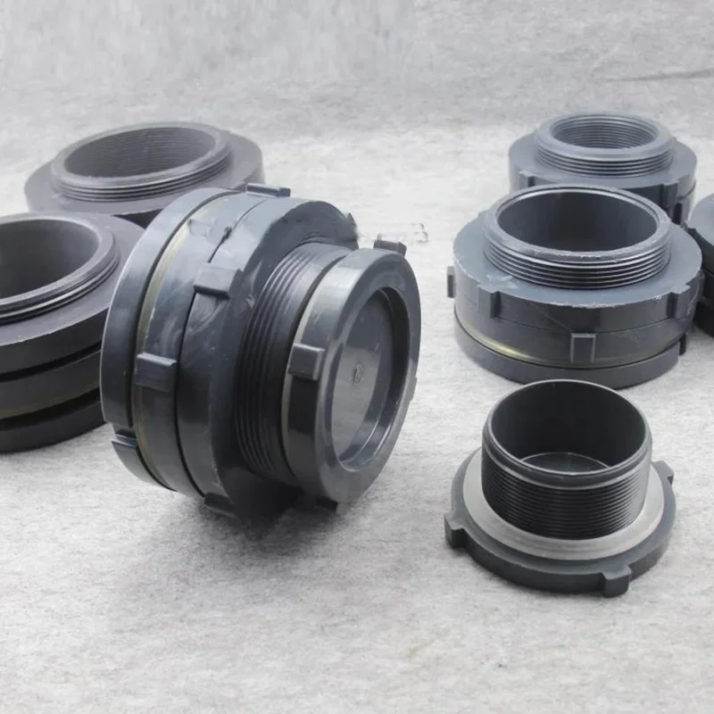 1-2PVC Water Tank Connector Fish Tank Thread Connectors Water Tank Drain Pipe Accessories Aquarium Joints Water Pipe Fittings