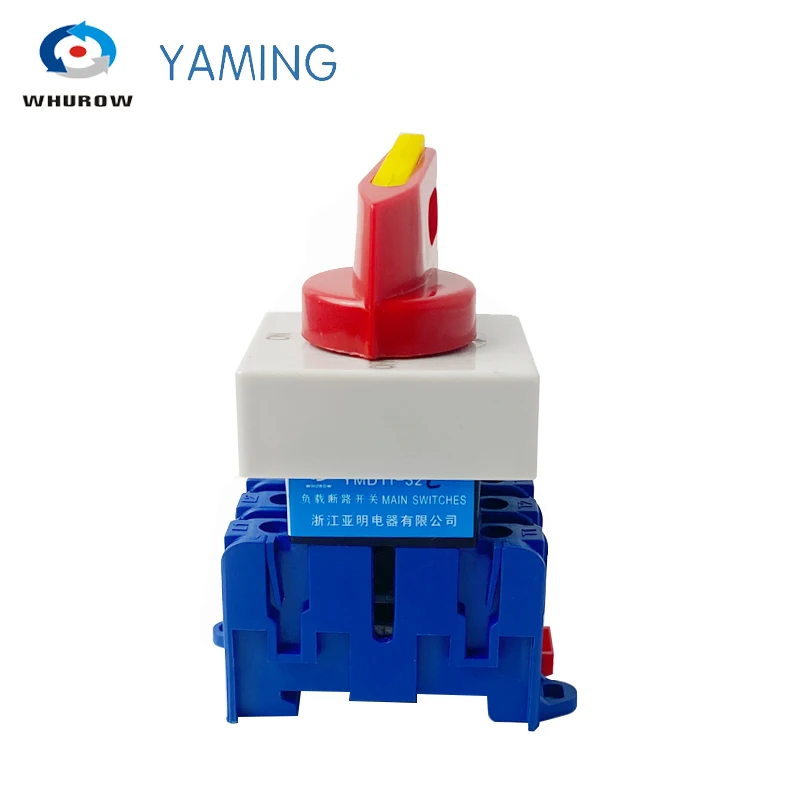 Interruttore di isolamento YMD11-32 Tipo C On Off 32A Selettore di disconnessione interruttore principale camma di commutazione rotativa trifase con manopola per lucchetto