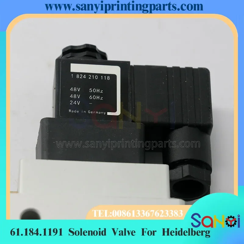 1 Piece Heidelberg Solenoid Valve 61.184.1191 For SM102 CD102 PM52 SM74 Offset Printing Machine