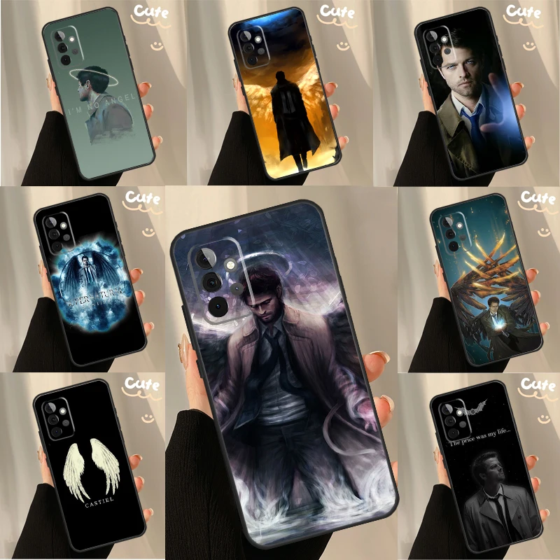 Supernatural Castiel Angel Case For Samsung Galaxy A14 A24 A34 A54 A12 A22 A32 A52 A72 A51 A71 A13 A33 A53 A73 Coque