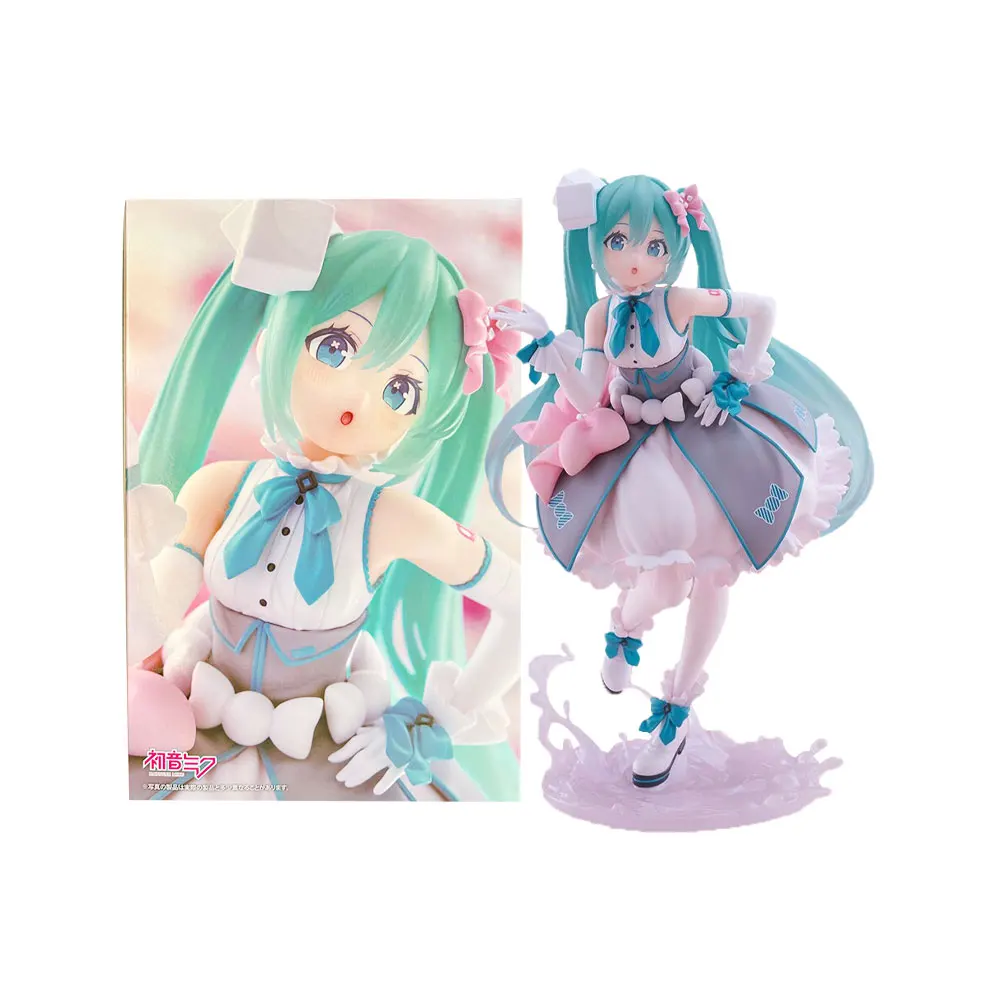 19CM Anime Hatsune Miku Figuer Glitter Candy Series de pie Anime modelo juguete colección de regalo adorno decorativo PVC